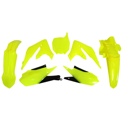 Rtech Yamaha Neon Yellow Plastic Kit YZ 250 F 2021-2023