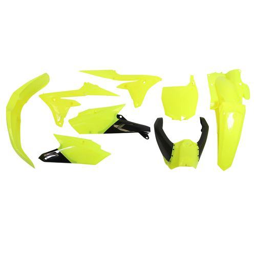 Rtech Yamaha Neon Yellow Plastic Kit YZ 250 F 2018