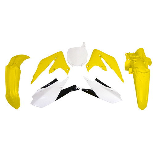 Rtech Yamaha Yellow/White Plastic Kit YZ 250 F 2021-2023