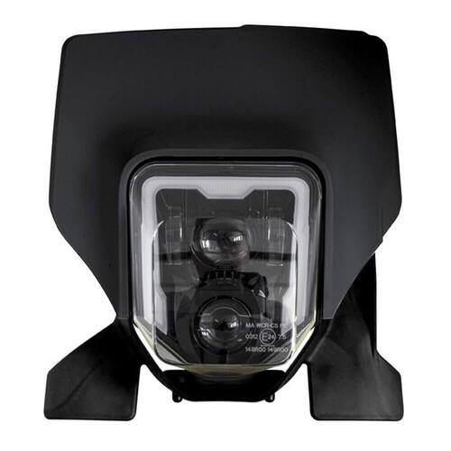 Rtech Husqvarna Black Homologated Headlight TX 125 2017-2019