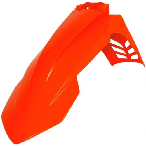 Rtech KTM 125 EXC 2017-2019 Neon Orange Vented Front Fender