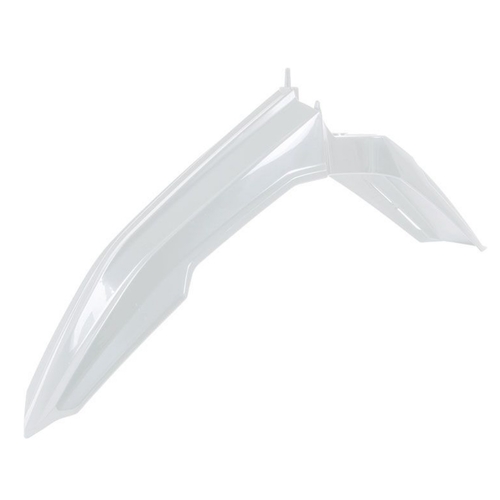 Rtech Suzuki RMZ 250 2019-2024 White Vented Front Fender