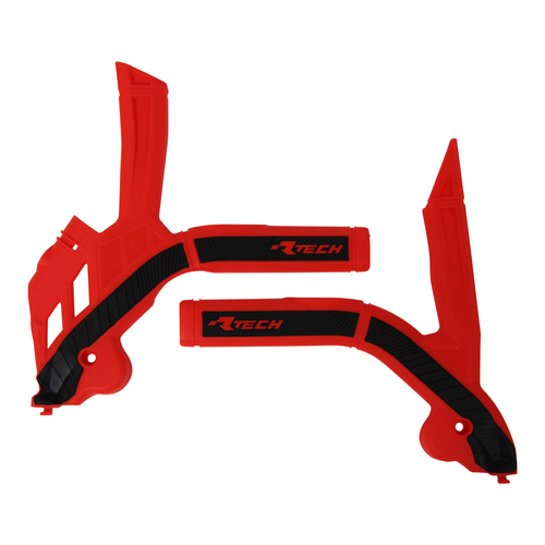 Rtech Beta Red/Black Frame Protectors RR 125 2020-2024