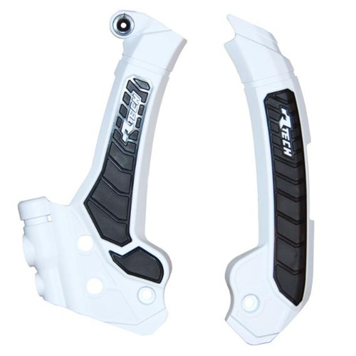 Rtech Husqvarna White/Black Frame Protectors TE 150 2024