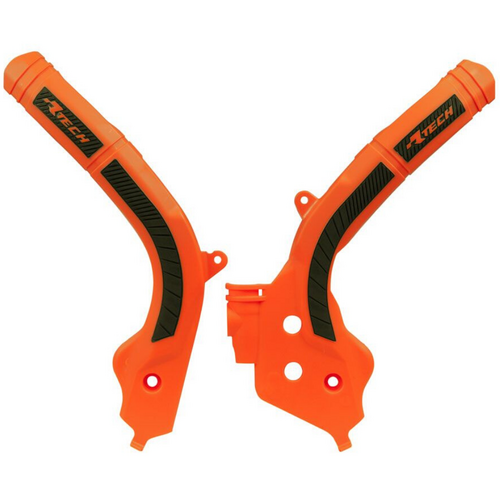 Rtech KTM Orange/Black Frame Protectors 250 EXC-F 2017-2019