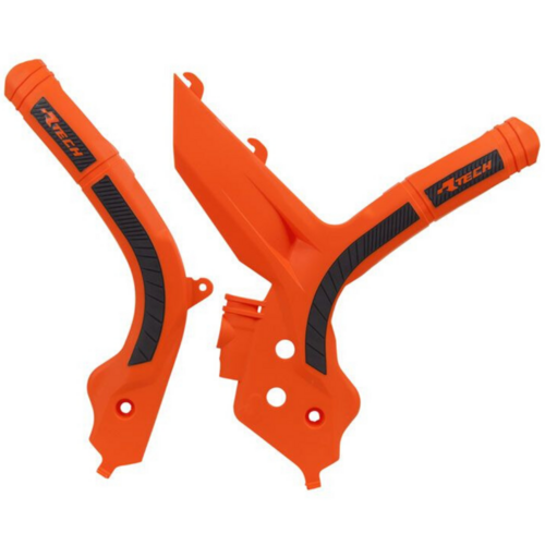 Rtech KTM Orange/Black Frame Protectors 125 SX 2019-2022