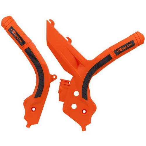 Rtech KTM Orange/Black Frame Protectors 300 XC TPI 2020-2022