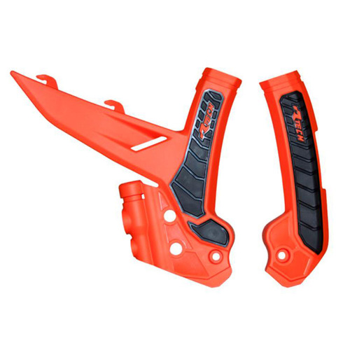 Rtech KTM Orange/Black Frame Protectors 125 SX 2023-2024