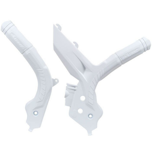 Rtech KTM White Frame Protectors 250 EXC-F 2020-2023