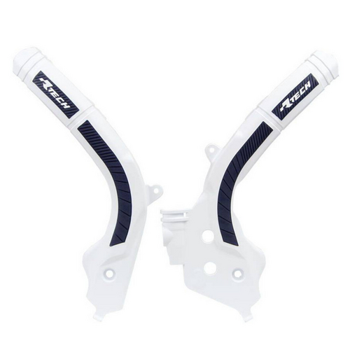 Rtech KTM White/Blue Frame Protectors 300 EXC TPI 2018-2019