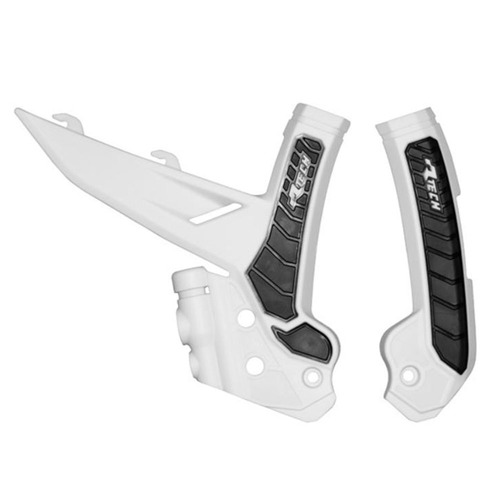 Rtech KTM White/Black Frame Protectors 250 EXC-F 2024