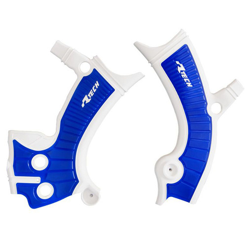 Rtech Fantic White/Blue Frame Protectors XEF 250 2021-2023