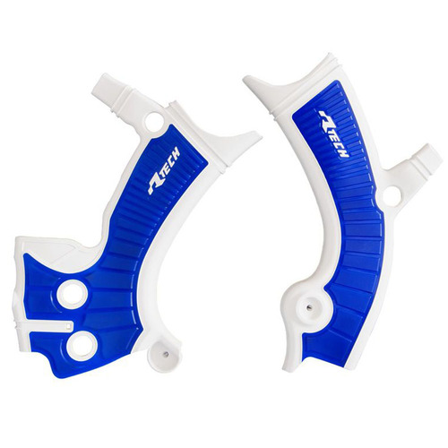 Rtech Yamaha White/Blue Frame Protectors YZ 450 F 2018-2022