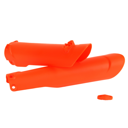 Rtech Gas Gas Neon Orange Fork Protectors MC 125 2021-2023