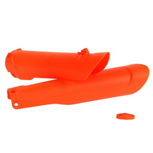 Rtech Husqvarna Neon Orange Fork Protectors TC 125 2015-2022