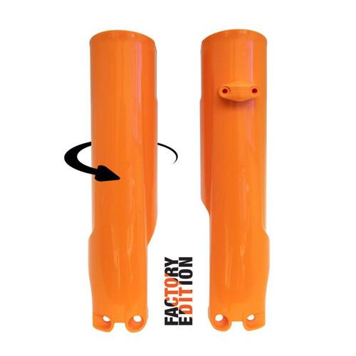 Rtech Husqvarna Orange Factory Fork Protectors TC 125 2023-2024