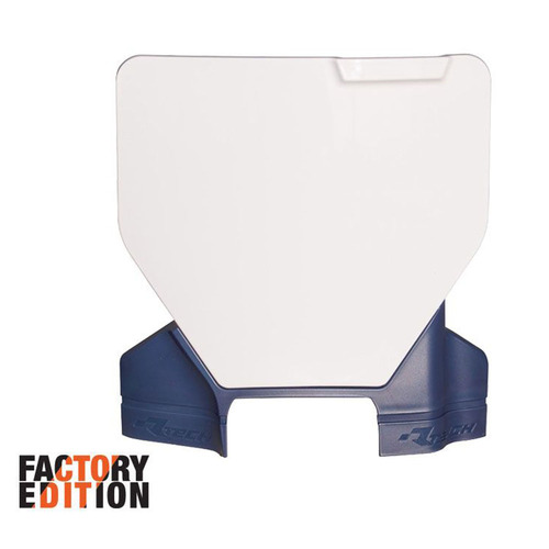 Rtech Husqvarna TC 125 2023-2024 White/Blue Factory Front Plate