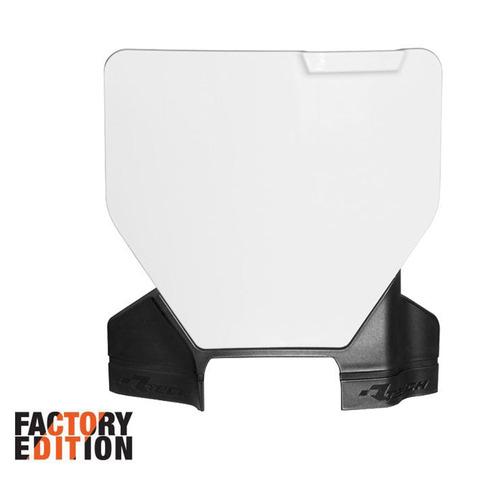 Rtech Husqvarna TC 125 2023-2024 White/Black Factory Front Plate