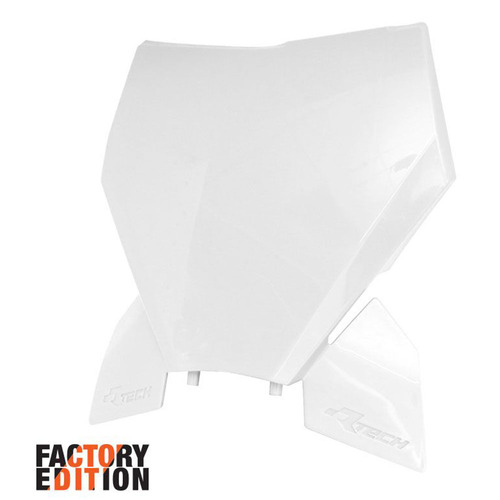 Rtech KTM 125 SX 2023-2024 White Factory Front Plate