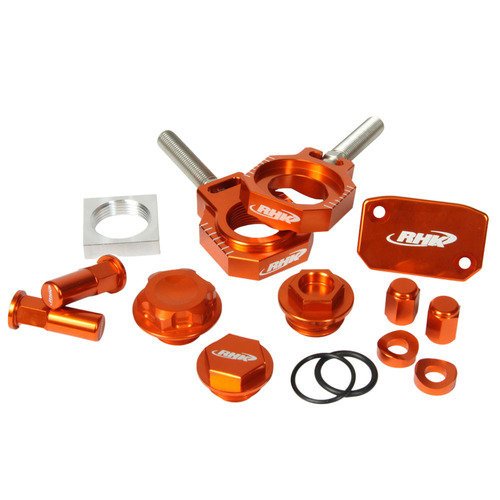 RHK Gas Gas Orange Bling Kits EX 350 F 2021-2022 (New Kit With Clutch Master Cylinder Cover Included)