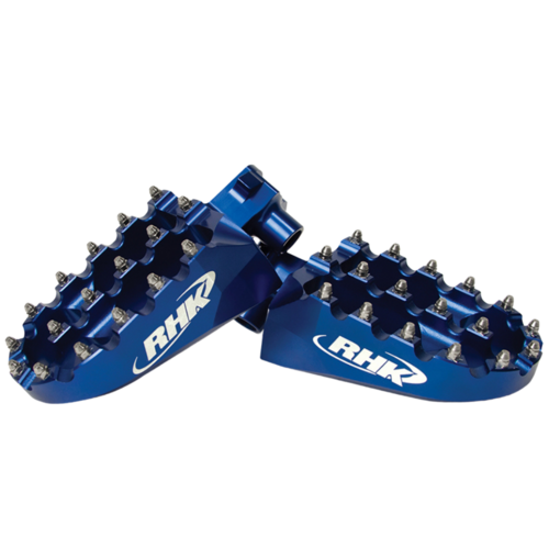 RHK Honda Blue Pursuit Footpegs CR 125 R 2002-2007