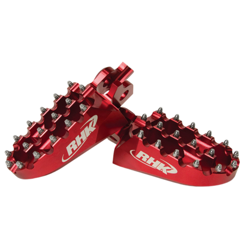 RHK Honda Red Pursuit Footpegs CR 125 R 2002-2007