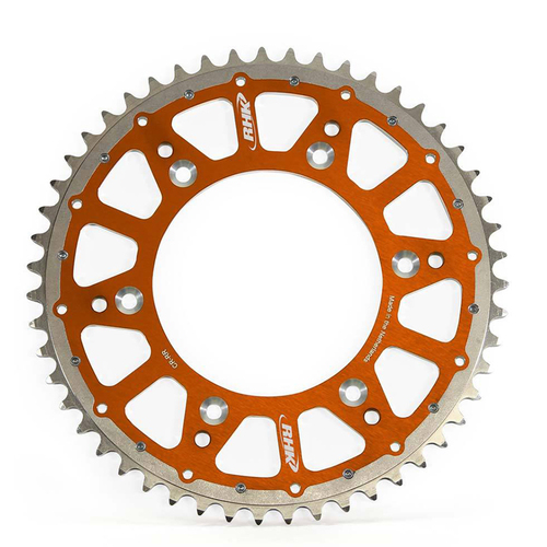 RHK Gas Gas MC 125 2021-2024 (51T) Orange Fusion Aluminium/Steel Sprocket