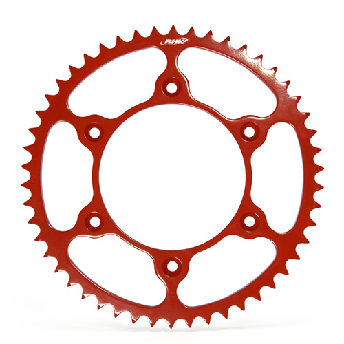 RHK Gas Gas EC 125 2000-2013 (52T) Red Super Lite Steel Sprocket