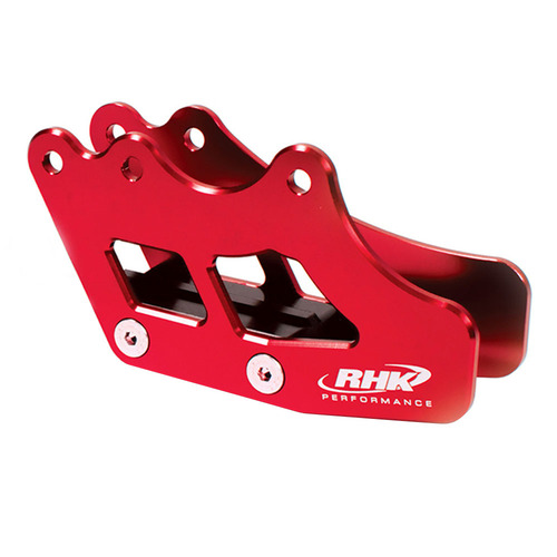 RHK Honda Red Rear Alloy Chain Guides - CR 125 R 2005-2007