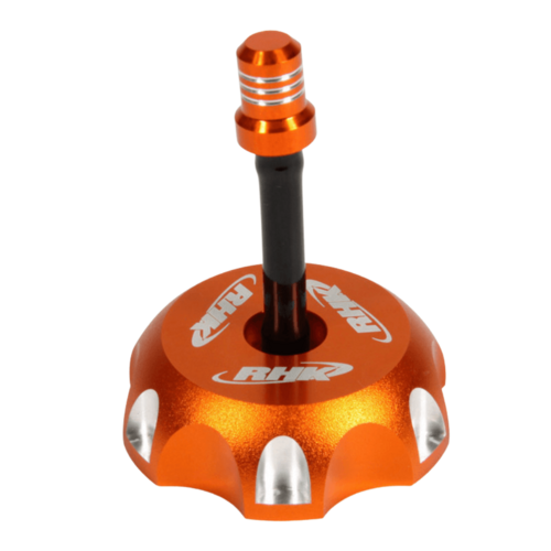 RHK TM Racing Orange Alloy Tank Cap MX 85 2T 1998-2019