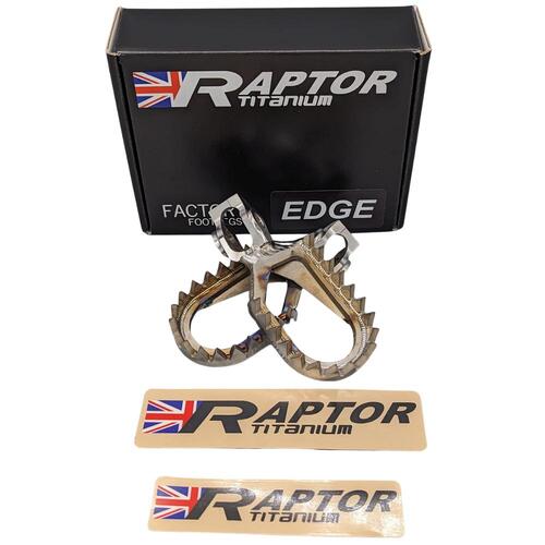 Raptor Titanium Triumph Edge Footpegs TF 250 X 2024 (Standard)