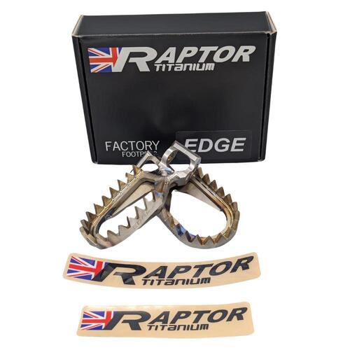 Raptor Titanium KTM Edge Footpegs 50 SX 2024 (Standard)