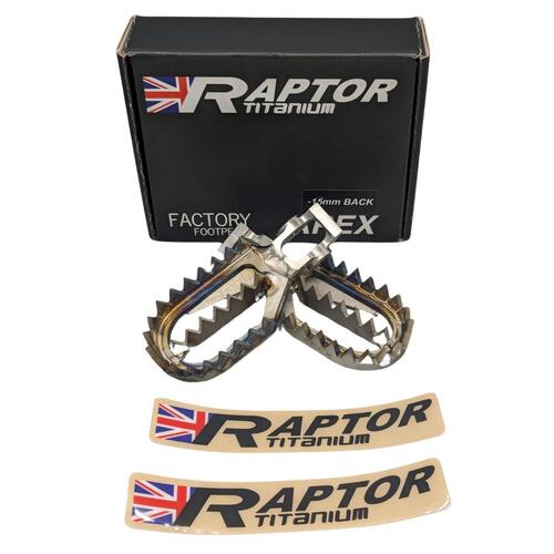 Raptor Titanium Stark Varg Apex Footpegs Stark Varg 2023-On (15 Back)