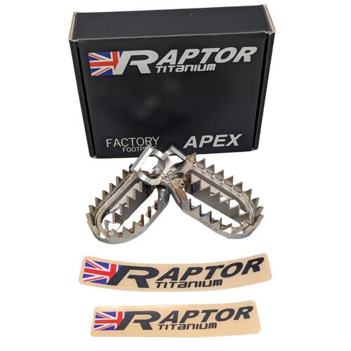 Raptor Titanium KTM Apex Footpegs 50 SX 2024 (Standard)