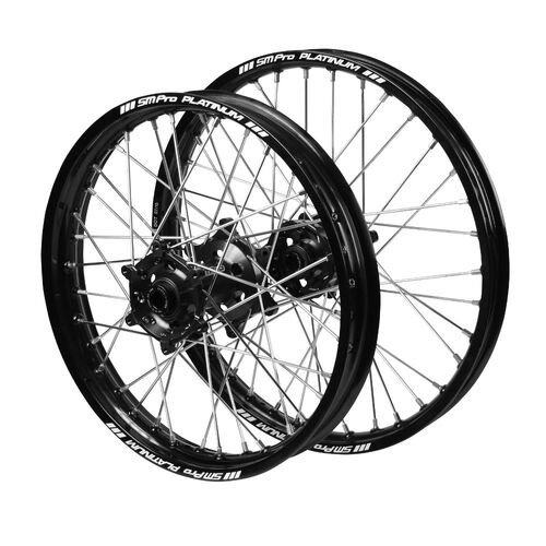 Stark Varg SM Pro Black Hubs / SM Pro Platinum Black Rims Wheel Set STARK VARG 2023-2024