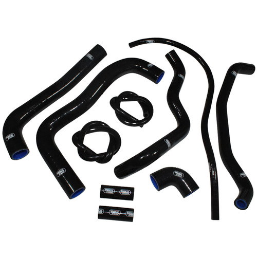 Samco Sport Aprilia Black Radiator Hose Kit - RSV 1000 R 2004-2008 (APR-3)