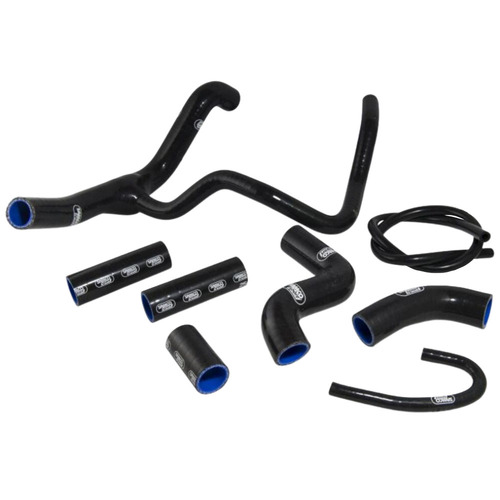 Samco Sport Aprilia Black Radiator Hose Kit - V4 1000 Tuono 2011-2015 (APR-8)