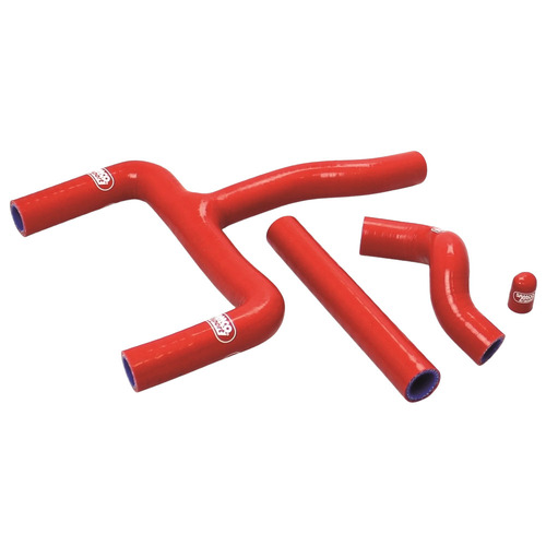 Samco Sport Beta Red Off Road Radiator Hose Kit - 300 RR/Racing 2T Thermo Bypass 2013-2019 (BET-5)