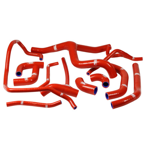 Samco Sport Ducati Red Radiator Hose Kit - Diavel 1200 2011-2018 (DUC-21)