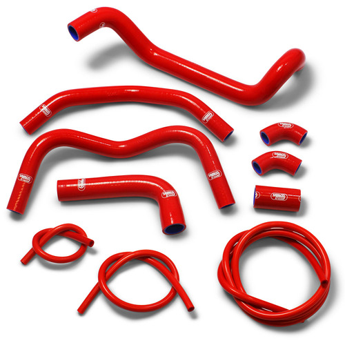 Samco Sport Ducati Red Radiator Hose Kit - Multistrada V4 2022-2023 (DUC-37)