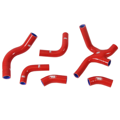 Samco Sport Ducati Red Radiator Hose Kit 888 1991 (DUC-7)