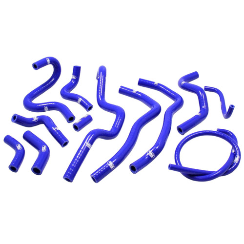 Samco Sport Harley Davidson Blue Radiator Hose Kit - 1690 Electra Glide Twin Cooled FLHTCUTC 2014-2016 (HAR-2)