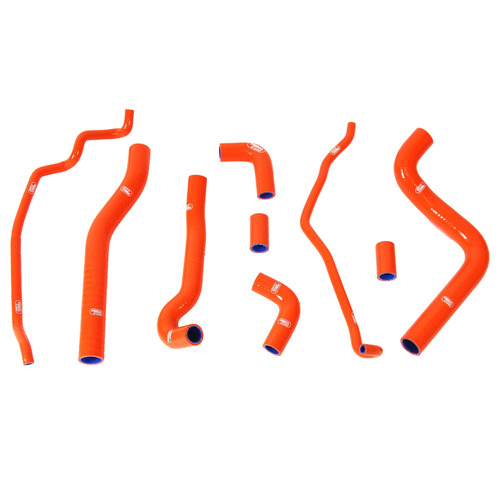 Samco Sport Harley Davidson Orange Radiator Hose Kit - 500 2014-2016 (HAR-3)