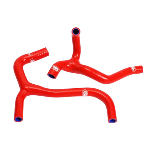 Samco Sport Honda Red Off Road Radiator Hose Kit CRF 450 R 2003-2004 (HON-21)