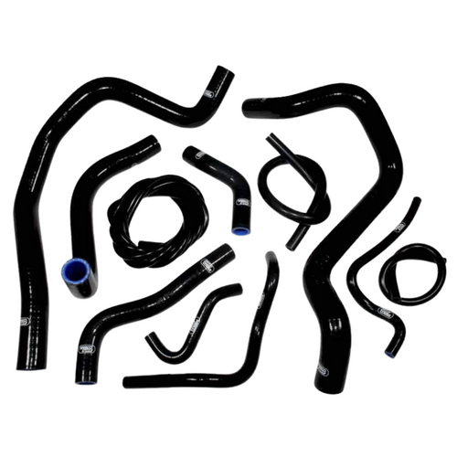 Samco Sport Honda Black Radiator Hose Kit CBR 400 NC29 1990-1994 (HON-49)