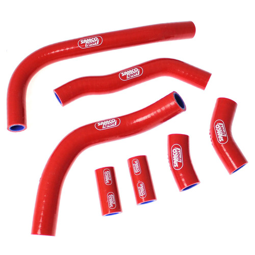 Samco Sport Honda Red Off Road Radiator Hose Kit CRF 450 R 2009-2012 (HON-81)