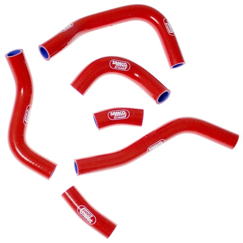 Samco Sport Honda Red Off Road Radiator Hose Kit CRF 450 R 2013-2014 (HON-84)