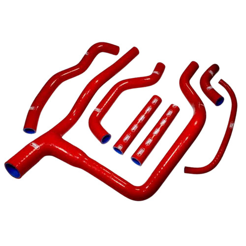 Samco Sport Honda Red Off Road Radiator Hose Kit XRV 750 R 1993-2000 (HON-99)