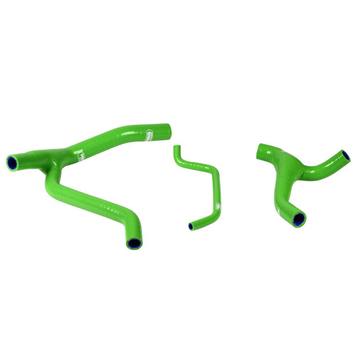 Samco Sport Kawasaki Green Off Road Radiator Hose Kit KLX 450 R 2007-2015 (KAW-23)