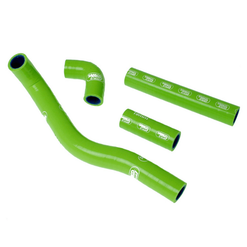 Samco Sport Kawasaki Green Off Road Radiator Hose Kit KX 500 1983-2004 (KAW-28)